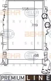 8ML 376 758-151 HELLA Интеркулер 8ML 376 758-151 HELLA Интеркулер