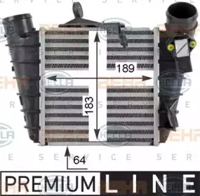 8ML 376 760-581 HELLA Интеркулер 8ML 376 760-581 HELLA Интеркулер