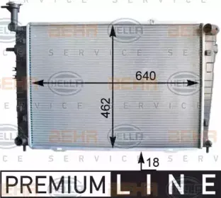 8MK 376 763-211 HELLA Радиатор, охлаждение двигателя 8MK 376 763-211 HELLA Радиатор, охлаждение двигателя