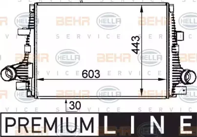8ML 376 765-061 HELLA Интеркулер 8ML 376 765-061 HELLA Интеркулер