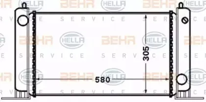 8MK 376 767-721 HELLA Радиатор, охлаждение двигателя 8MK 376 767-721 HELLA Радиатор, охлаждение двигателя