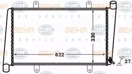 8MK 376 774-171 HELLA Радиатор, охлаждение двигателя 8MK 376 774-171 HELLA Радиатор, охлаждение двигателя