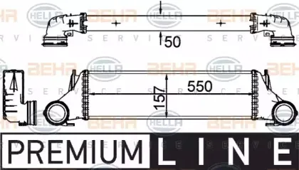8ML 376 777-241 HELLA Интеркулер 8ML 376 777-241 HELLA Интеркулер