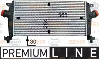 8ML 376 777-261 HELLA Интеркулер 8ML 376 777-261 HELLA Интеркулер