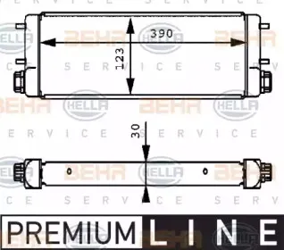 8MO 376 780-681 HELLA масляный радиатор, двигательное масло 8MO 376 780-681 HELLA масляный радиатор, двигательное масло