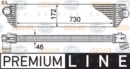 8ML 376 787-411 HELLA Интеркулер 8ML 376 787-411 HELLA Интеркулер
