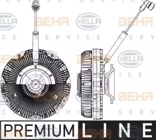 8MV 376 791-151 HELLA Сцепление, вентилятор радиатора 8MV 376 791-151 HELLA Сцепление, вентилятор радиатора