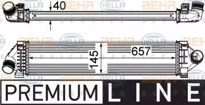 8ML 376 791-761 HELLA Интеркулер 8ML 376 791-761 HELLA Интеркулер