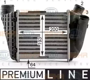 8ML 376 900-351 HELLA Интеркулер 8ML 376 900-351 HELLA Интеркулер