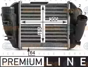 8ML 376 900-361 HELLA Интеркулер 8ML 376 900-361 HELLA Интеркулер