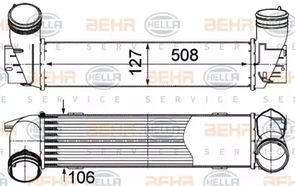 8ML 376 988-084 HELLA Интеркулер 8ML 376 988-084 HELLA Интеркулер