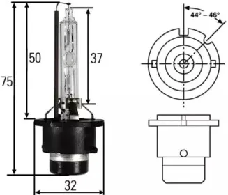8GS 007 949-311 HELLA Лампа накаливания, основная фара 8GS 007 949-311 HELLA Лампа накаливания, основная фара