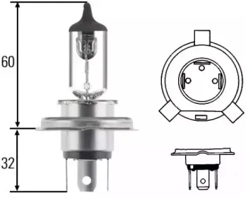 8GJ 002 525-258 HELLA Лампа накаливания, основная фара 8GJ 002 525-258 HELLA Лампа накаливания, основная фара