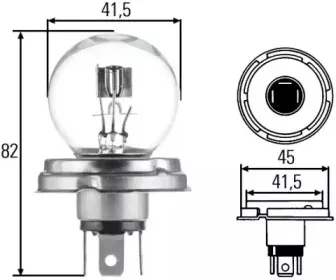 8GD 002 088-251 HELLA Лампа накаливания, фара дальнего света 8GD 002 088-251 HELLA Лампа накаливания, фара дальнего света