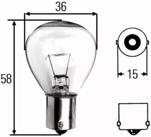 8GA 002 074-241 HELLA Лампа накаливания, проблесковый маячок 8GA 002 074-241 HELLA Лампа накаливания, проблесковый маячок