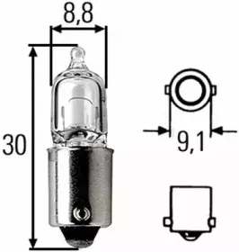 8GH 002 473-151 HELLA Лампа накаливания, фара заднего хода 8GH 002 473-151 HELLA Лампа накаливания, фара заднего хода