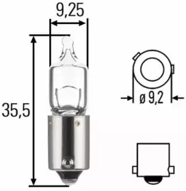 8GH 007 643-121 HELLA Лампа накаливания, фонарь указателя поворота 8GH 007 643-121 HELLA Лампа накаливания, фонарь указателя поворота