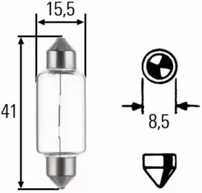 8GM 002 091-251 HELLA Лампа накаливания, фонарь указателя поворота 8GM 002 091-251 HELLA Лампа накаливания, фонарь указателя поворота
