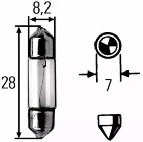 8GM 002 094-121 HELLA Лампа накаливания, фонарь указателя поворота 8GM 002 094-121 HELLA Лампа накаливания, фонарь указателя поворота