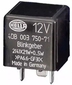 4DB 003 750-717 HELLA Прерыватель указателей поворота 4DB 003 750-717 HELLA Прерыватель указателей поворота