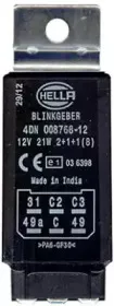 4DN 008 768-121 HELLA Прерыватель указателей поворота 4DN 008 768-121 HELLA Прерыватель указателей поворота