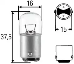 8GA 002 071-361 HELLA Лампа накаливания 8GA 002 071-361 HELLA Лампа накаливания