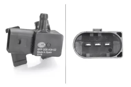 6PP 009 409-021 HELLA Датчик, давление выхлопных газов 6PP 009 409-021 HELLA Датчик, давление выхлопных газов