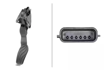 6PV 009 978-741 HELLA Датчик, положение педали акселератора 6PV 009 978-741 HELLA Датчик, положение педали акселератора