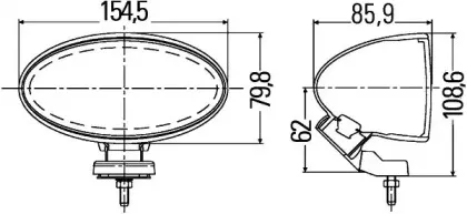 1NA 007 891-041 HELLA Противотуманная фара 1NA 007 891-041 HELLA Противотуманная фара