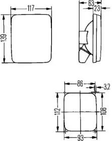 2DA 005 200-161 HELLA Фонарь сигнала торможения 2DA 005 200-161 HELLA Фонарь сигнала торможения