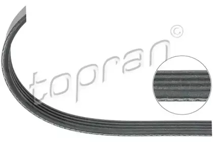 722 266 TOPRAN Поликлиновой ремень 722 266 TOPRAN Поликлиновой ремень
