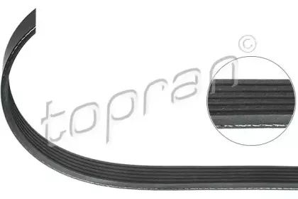 100 336 TOPRAN Поликлиновой ремень 100 336 TOPRAN Поликлиновой ремень