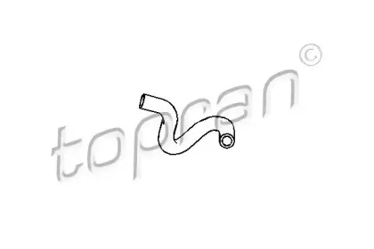 107 382 TOPRAN Шланг радиатора 107 382 TOPRAN Шланг радиатора
