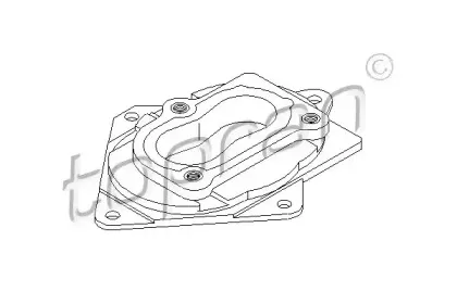 100 728 TOPRAN Фланец, карбюратор 100 728 TOPRAN Фланец, карбюратор