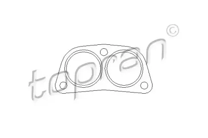100 188 TOPRAN Прокладка, труба выхлопного газа 100 188 TOPRAN Прокладка, труба выхлопного газа