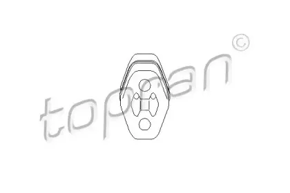 103 026 TOPRAN Кронштейн, глушитель 103 026 TOPRAN Кронштейн, глушитель