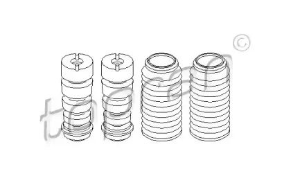 915 017 TOPRAN Пылезащитный комплект, амортизатор 915 017 TOPRAN Пылезащитный комплект, амортизатор