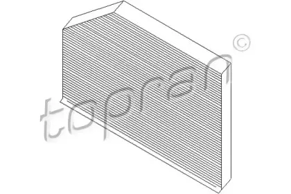 111 124 TOPRAN Фильтр, воздух во внутренном пространстве 111 124 TOPRAN Фильтр, воздух во внутренном пространстве