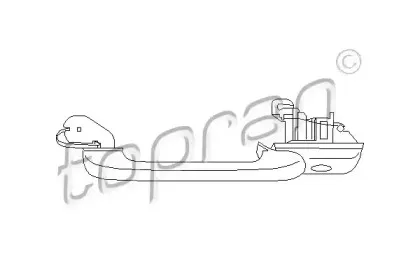 103 095 TOPRAN Ручка двери 103 095 TOPRAN Ручка двери