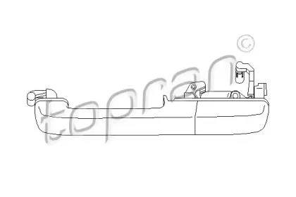 108 484 TOPRAN Ручка двери 108 484 TOPRAN Ручка двери