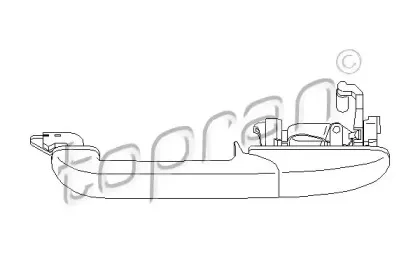 108 480 TOPRAN Ручка двери 108 480 TOPRAN Ручка двери