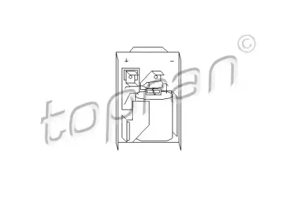 102 973 TOPRAN Сопротивление, вентилятор салона 102 973 TOPRAN Сопротивление, вентилятор салона
