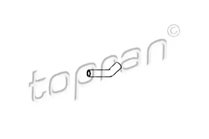 205 709 TOPRAN Шланг радиатора 205 709 TOPRAN Шланг радиатора