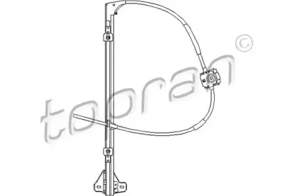 207 357 TOPRAN Подъемное устройство для окон 207 357 TOPRAN Подъемное устройство для окон