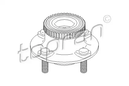 300 280 TOPRAN Ступица колеса 300 280 TOPRAN Ступица колеса