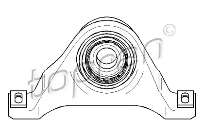400 082 TOPRAN Подвеска, карданный вал 400 082 TOPRAN Подвеска, карданный вал
