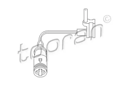 401 203 TOPRAN Датчик, износ тормозных колодок 401 203 TOPRAN Датчик, износ тормозных колодок