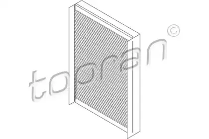 400 200 TOPRAN Фильтр, воздух во внутренном пространстве 400 200 TOPRAN Фильтр, воздух во внутренном пространстве