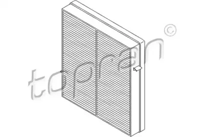 401 383 TOPRAN Фильтр, воздух во внутренном пространстве 401 383 TOPRAN Фильтр, воздух во внутренном пространстве