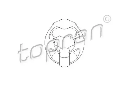 500 184 TOPRAN Кронштейн, глушитель 500 184 TOPRAN Кронштейн, глушитель